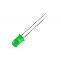 LED dióda - Zelená, 5 mm