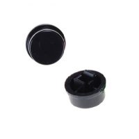 Gombík pre mikrospínač - Čierny, 12 x 12 x 7,3 mm