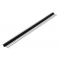 DuPont rovná kolíková lišta - 40Pin, samec čierna
