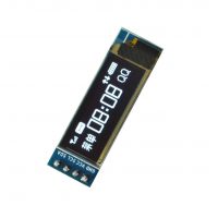 IIC I2C OLED displej pre IOT Arduino Raspbery 0.91 "- Biely, 128 x 32 3,3 V 5V