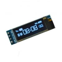 IIC I2C OLED displej pre IOT Arduino Raspbery 0.91 "- Modrý, 128 x 32 3,3 V 5V
