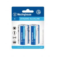 Westinghouse monočlánková alkalická batéria C LR (AM2, BABY, MN1400, E93, 14A); 1,5V - 2 kusy