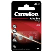Camelion knoflíková alkalická batéria LR41 (AG3, LR736, 392, 192, GP92A, SR41) - 2 kusy; 1,5V