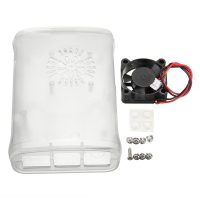 Case Raspberry Pi s ventilátorom ABS pre Raspberry Pi 3 2 Model B+