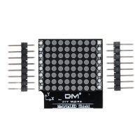 Štítová LED matica s 8 úrovňami nastaviteľnej intenzity pre D1 mini - 8 x 8, V1,0
