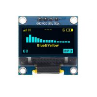 IIC I2C OLED displej 0,96" - Žltý modrý, 128 x 64
