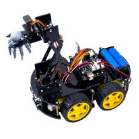 LAFVIN Smart robot car - S robotickým ramenom s UNO R3