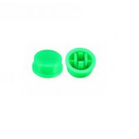 Gombík pre mikrospínač - Zelený, 6 x 6 x 7,3 mm