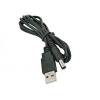 Napájacia redukcia s káblom USB A (M) - DC 5,5/2,1 (M), 80 cm