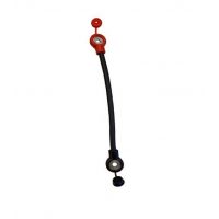 Prepojovací kábel k batérii s očkami - 20 cm