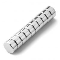 Silný neodymový kotúčový magnet - 10 x 5 mm