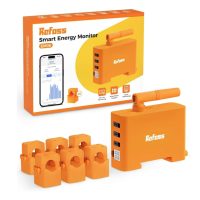 WiFi chytrý merič energie Refoss - MQTT, 6 sond / tri fázy, 120A, na DIN lištu
