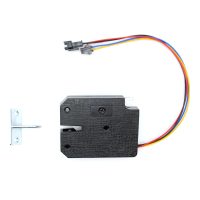 Dverový elektrozámok so snímačom zatvorenia - 12V, 73x58x13,3mm, plastový