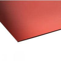 Akryl pre laserové spracovanie 600 x 400 x 2 mm - Červený