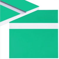 Gravírovací laminát 600 x 300 x 1,3 mm - Zelený, biely