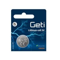 Geti lithiová knoflíková batéria - CR2032, 3V