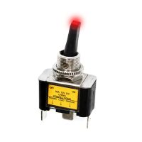 Páčkový prepínač s aretací On/Off 30A 12V Červený
