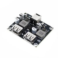 Modul rýchlej nabíjačky, step-down 12-24V s čipom pre rýchle nabíjanie - 2x USB-A - QC3.0, FCP