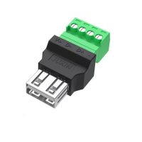 USB-A Female redukcia na 4pinovú svorkovnicu