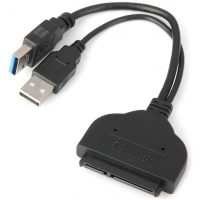 Adaptér USB 3.0 na SATA 22 pin pre 2.5" HDD a SSD