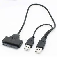 Adaptér SATA 7 + 15 pin 22 na USB 2.0 pre 2.5" HDD