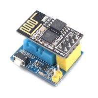 ESP8266 DHT11 teplomer a vlhkomer WiFi shield + WiFi modul ESP-01