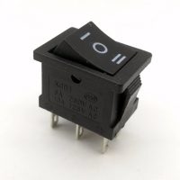 Kolískový prepínač 3 pozície AC 6A, 250V 10A, 125V 6Pin