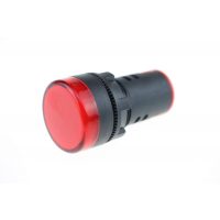 Signálne LED svetlo 22 mm AC/DC 12 - 24V - Červené