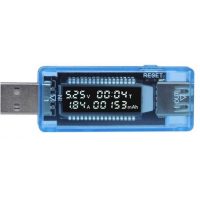 V-A meter a merač kapacity 4-20V/0-3A DC KWS-V20 - USB tester