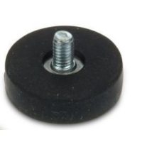 Pogumovaný magnetický úchyt so závitovým čapom - 31 mm M6