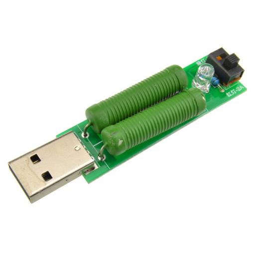 Foto - USB záťažový rezistor 1A, 2A (5W a 10W)