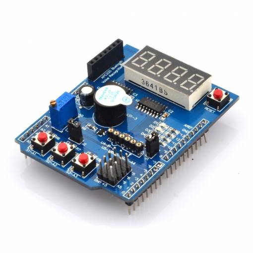 Foto - Výukový multi shield pre Arduino UNO