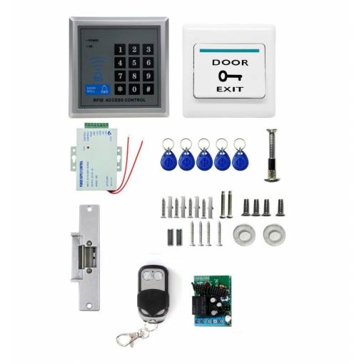 Foto - Kompletný set elektrického ovládania dverí so zámkom - RFID 125KHz