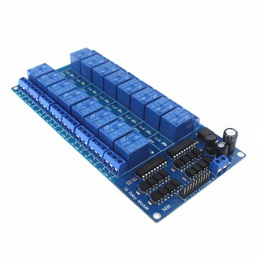 Foto - Modul 16 relé s optickým oddelením 5V pre Arduino