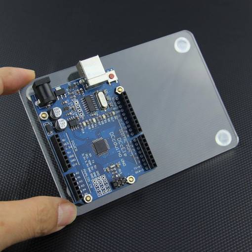 Foto - Transparentná číra akrylová doska pre Arduino