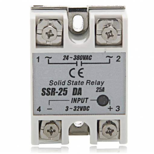 Foto - Solid State Relé SSR-25DA 380V