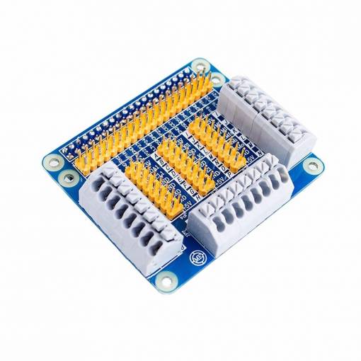 Foto - Raspberry Pi Shield GPIO rozširujúca doska pre RPi 2, 3B, 3B+, 4B, 5