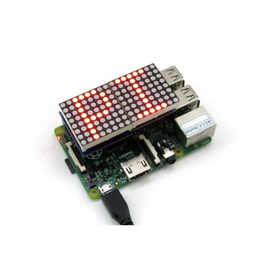 Foto - Raspberry LED Matica Shield 16 x 8 bodov