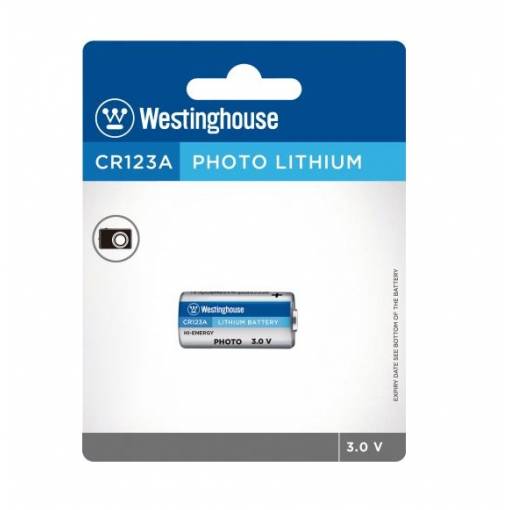 Foto - Westinghouse lítiová batéria - CR123A, 3V