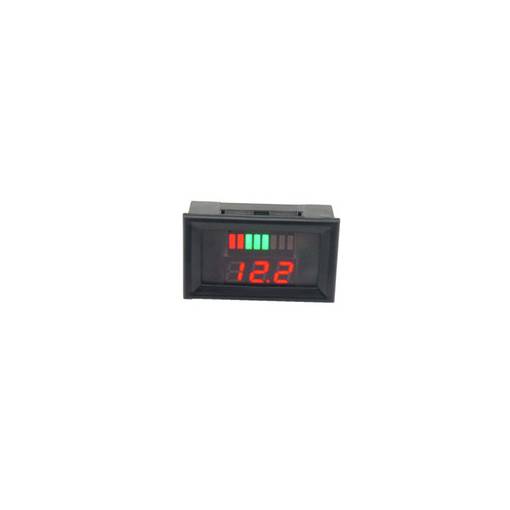 Foto - LED voltmeter ukazovateľ kapacity batérie pre olovené akumulátory - 12V