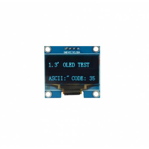 Foto - IIC I2C OLED displej 1,3" - Modrý, 128 x 64