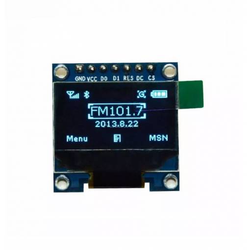 Foto - OLED displej 0,96" SPI - Modrý, 7pin