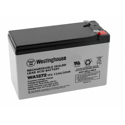 Foto - Westinghouse olovený akumulátor WA1272 12V/7,2Ah F2