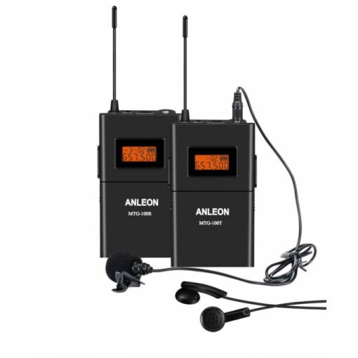 Foto - Anleon MTG-100 - kompaktný sprievodcovský a tlmočnícky bezdrôtový systém - Vysielač + Prijímač