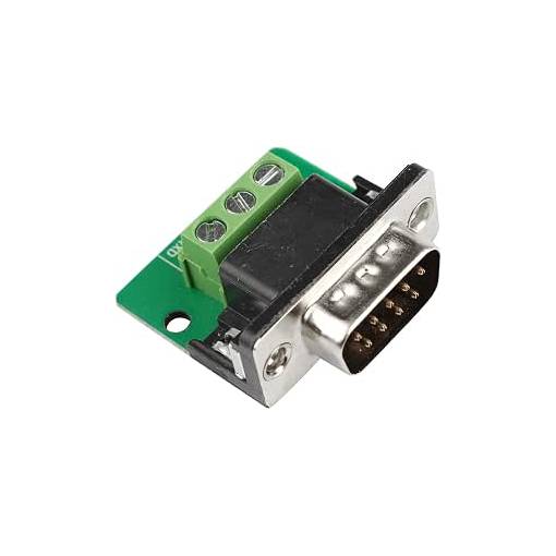 Foto - D-Sub DB9 samec RS232 adaptér na svorkovnicu