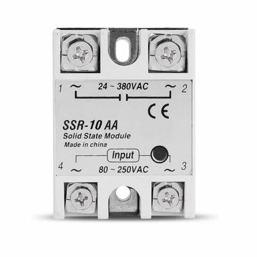 Foto - Relé SSR Solid State SSR-10AA 380V