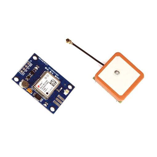 Foto - GPS modul NEO-7M s EEPROM, anténou a batériou – pre Arduino, drony, AeroQuad