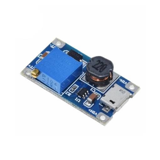 Foto - Step-up menič MT3608 4-20V na 5-28V, 2A, Micro USB