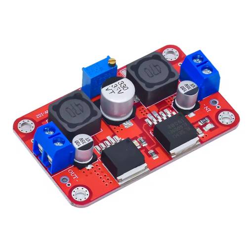 Foto - Step-Up/Step-Down menič solárneho napájania, XL6009 + LM2596S, 4–30VDC na 1,5–26VDC, 3A