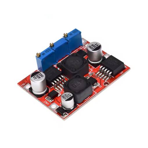 Foto - Step-Up/Step-Down menič solárneho napájania, XL6009 + LM2596S, 4–30VDC na 1,5–26VDC, 3A